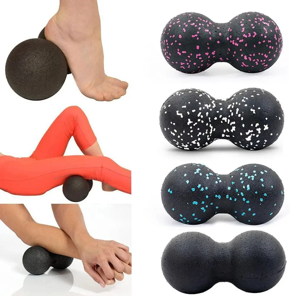 Shoulder Massage Ball - Yoga Massage Roller Ball Peanut Double