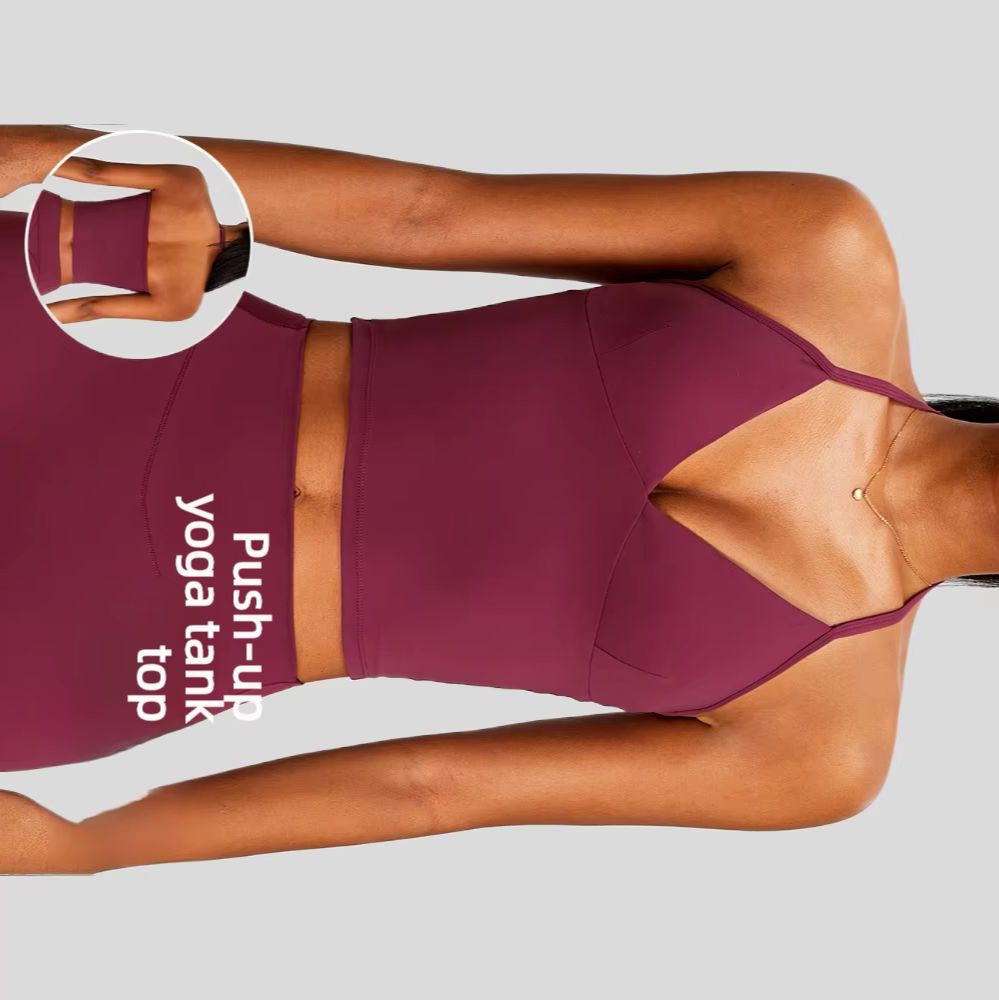 Yoga Và Fitness - Yoga Vest Top Women Fitness Bra