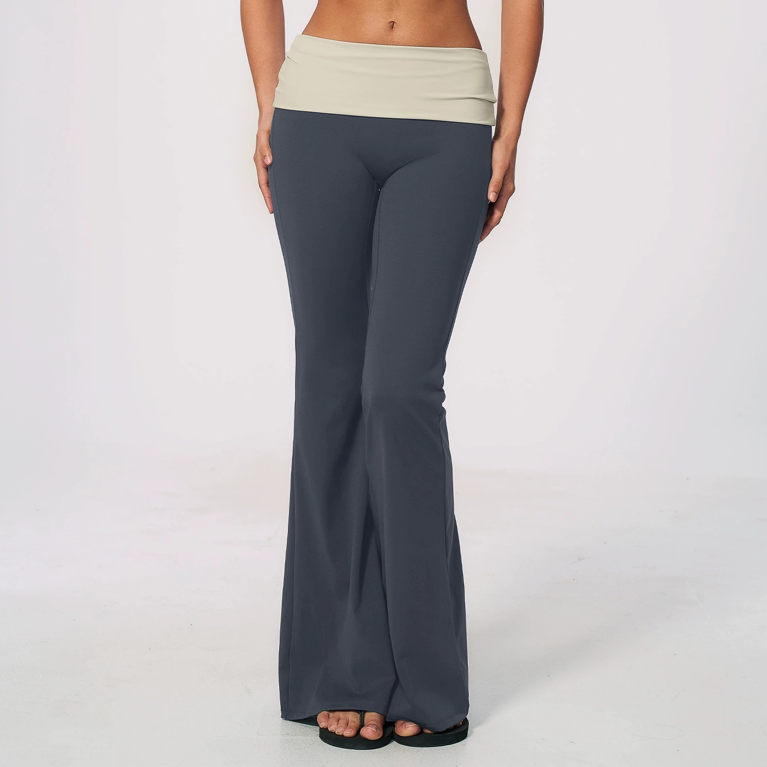 Fold Over Waist Yoga Flared Pa - огляд і ціна J-Yoga Fitness
