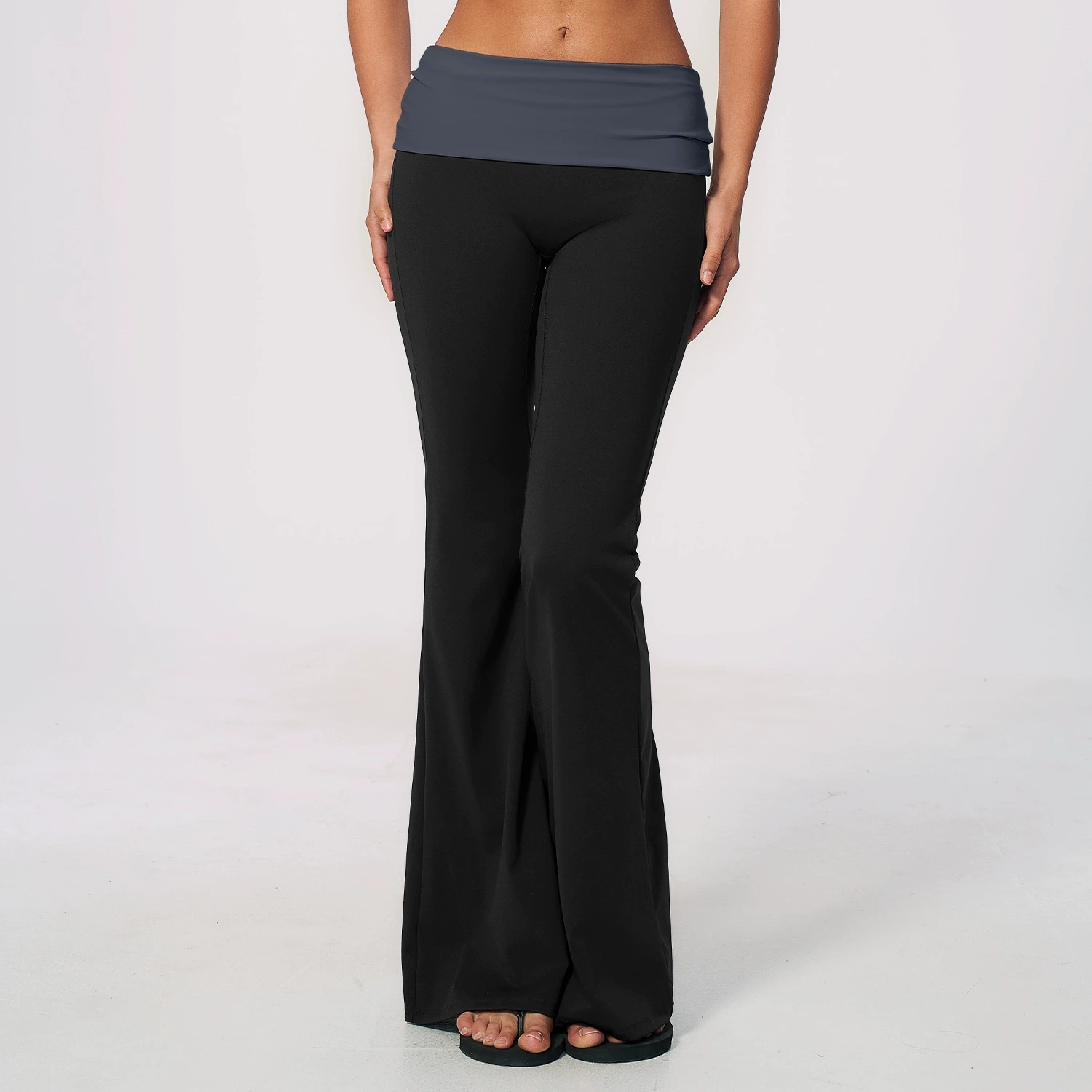 Fold Over Waist Yoga Flared Pa - огляд і ціна J-Yoga Fitness