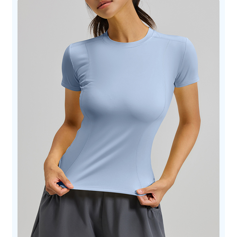 Women Slim Fit Yoga T-Shirt Qu - огляд і ціна Yoga Fitness Top