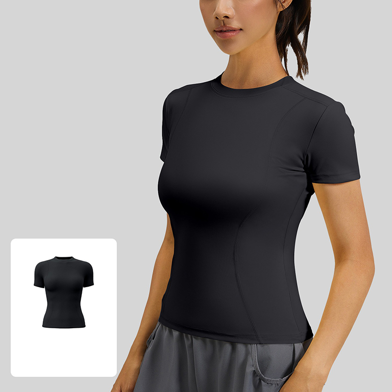Women Slim Fit Yoga T-Shirt Qu - огляд і ціна Yoga Fitness Top