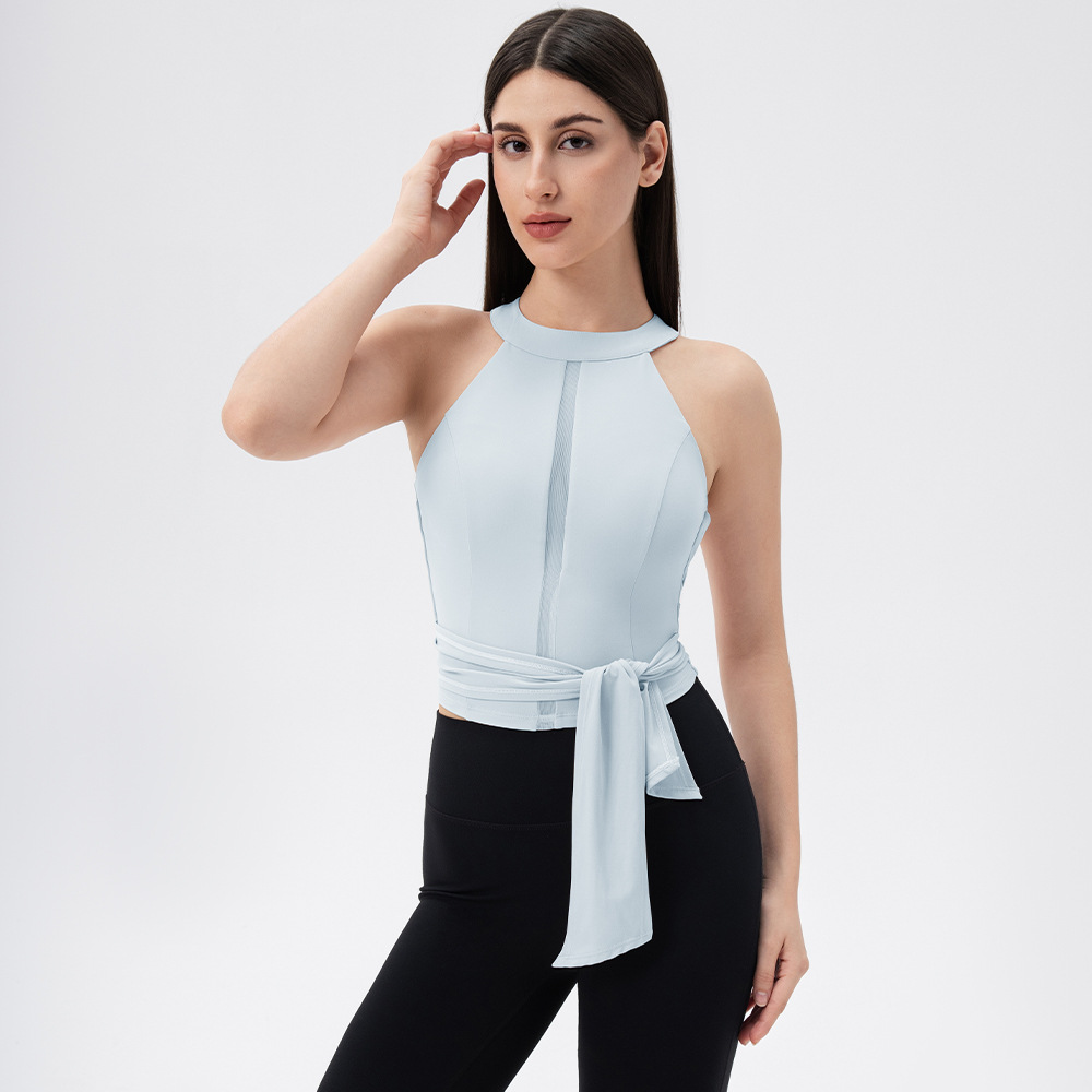 High Elastic Women Yoga Mesh P - огляд і ціна Yoga Fitness Top