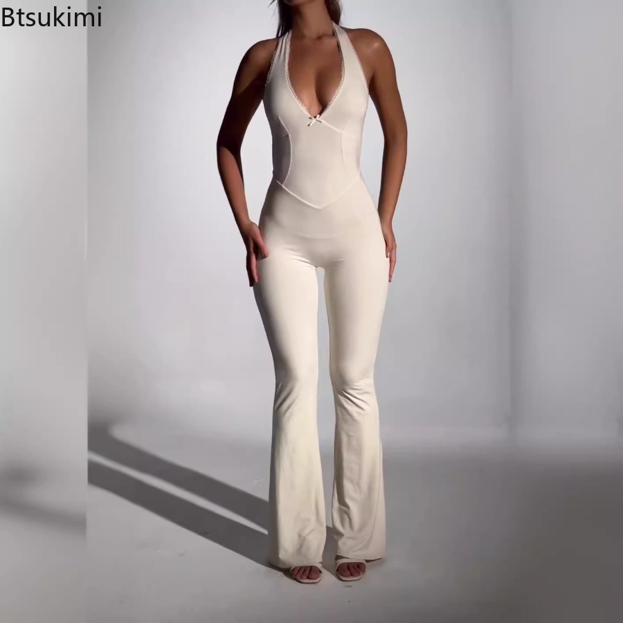 New Sexy V-neck Jumpsuit Gym W - огляд і ціна Yoga Và Fitness