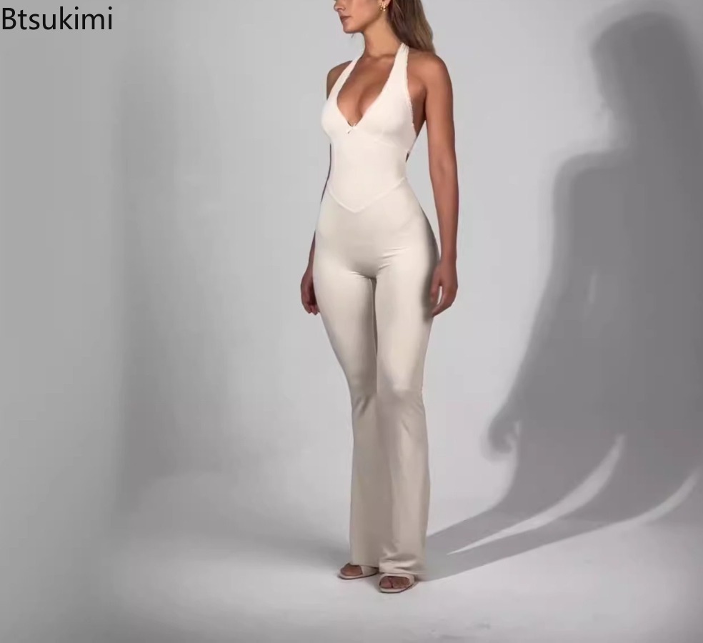 New Sexy V-neck Jumpsuit Gym W - огляд і ціна Yoga Và Fitness