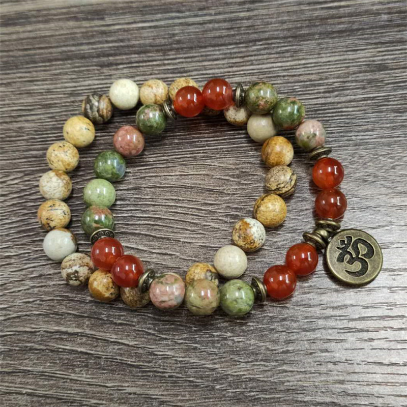 Charm Stone Wrist Mala Healing - огляд і ціна J-Yoga Fitness