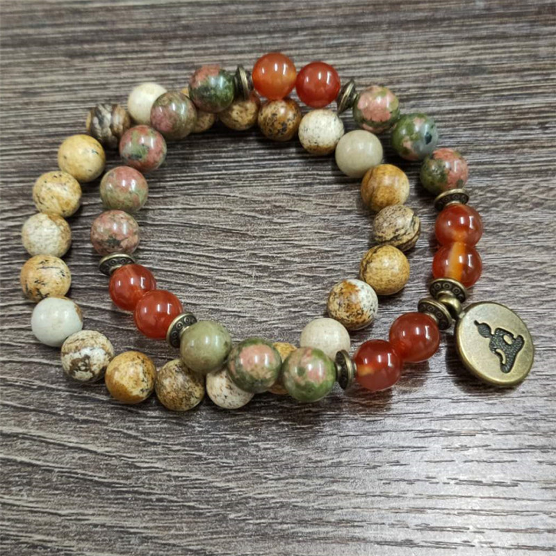 Charm Stone Wrist Mala Healing - огляд і ціна J-Yoga Fitness
