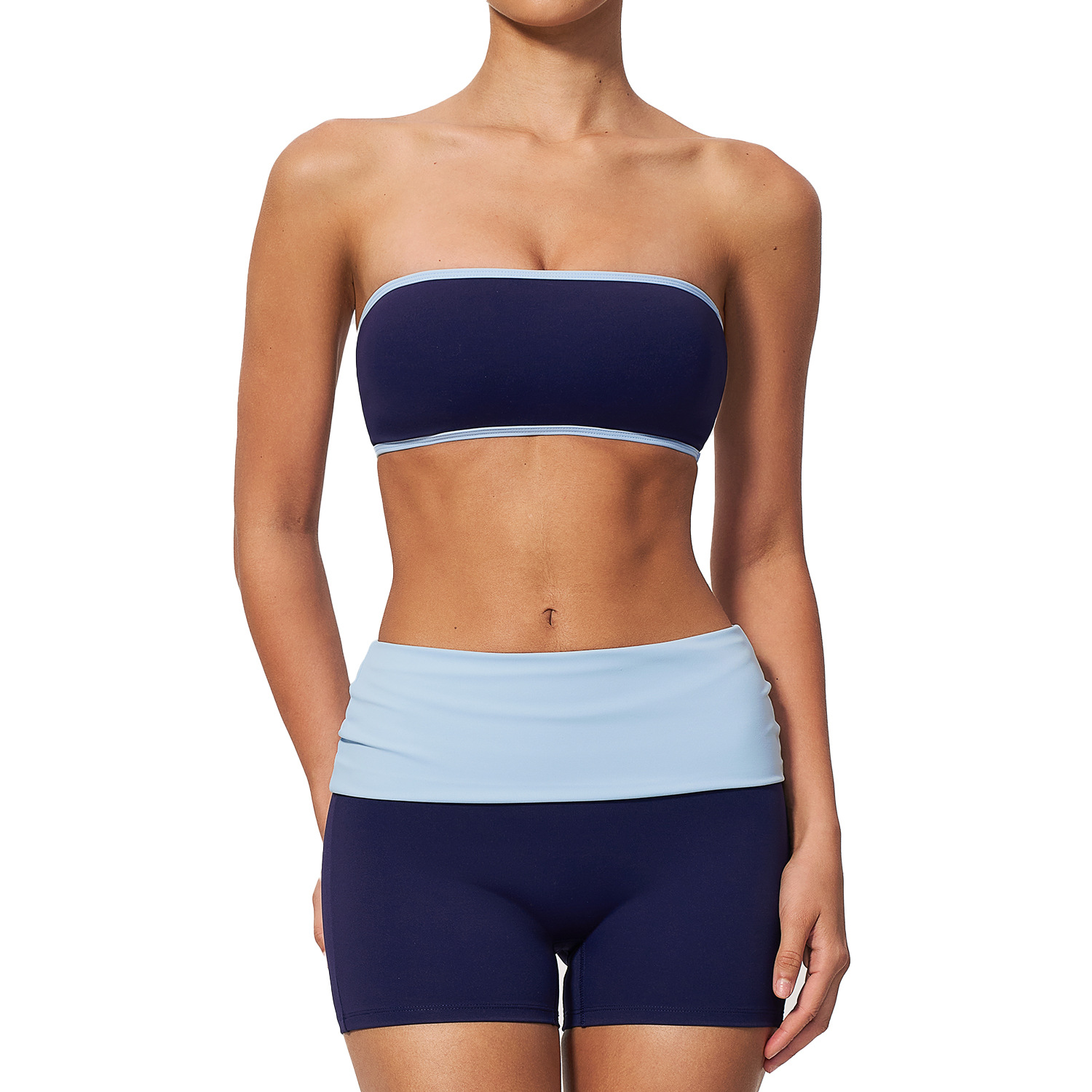 Women Nylon Two Piece Fitness  - огляд і ціна Yoga Fitness Top