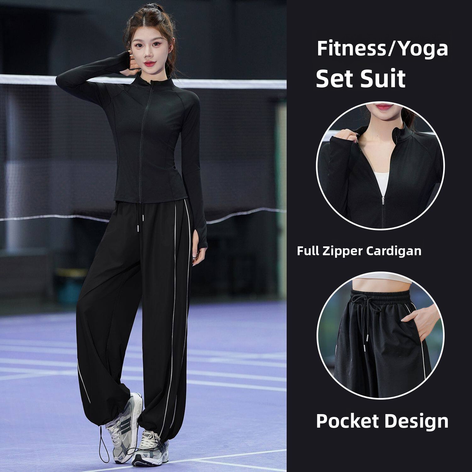 Women's Running Sportswear Set - огляд і ціна Yoga Fitness Set