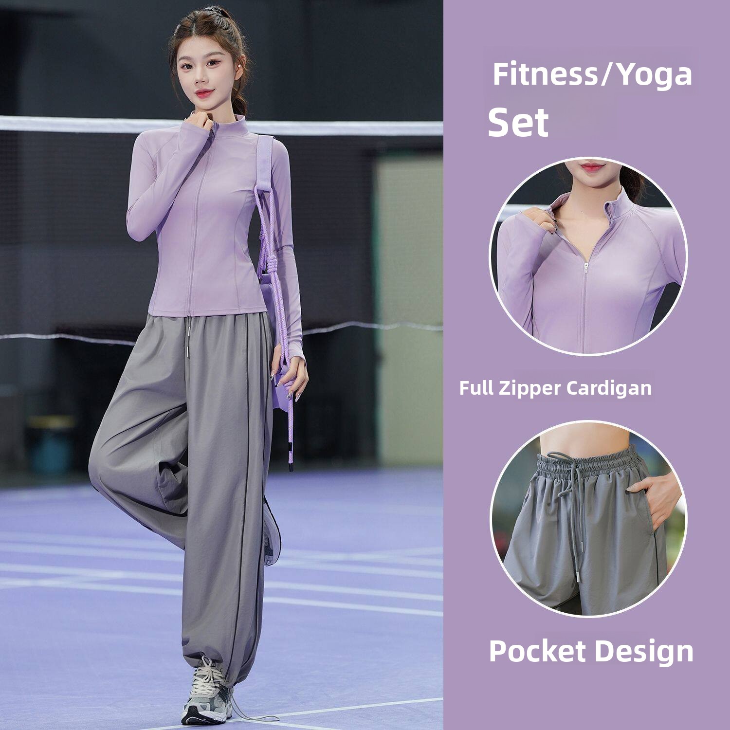 Women's Running Sportswear Set - огляд і ціна Yoga Fitness Set