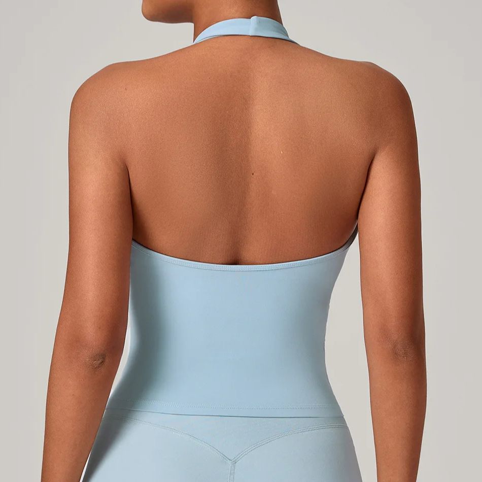 Ningyu Wrinkled V-neck Hanging - огляд і ціна Yoga Và Fitness