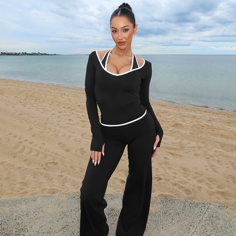 Women Tracksuits Color Patchwo - огляд і ціна Yoga Và Fitness