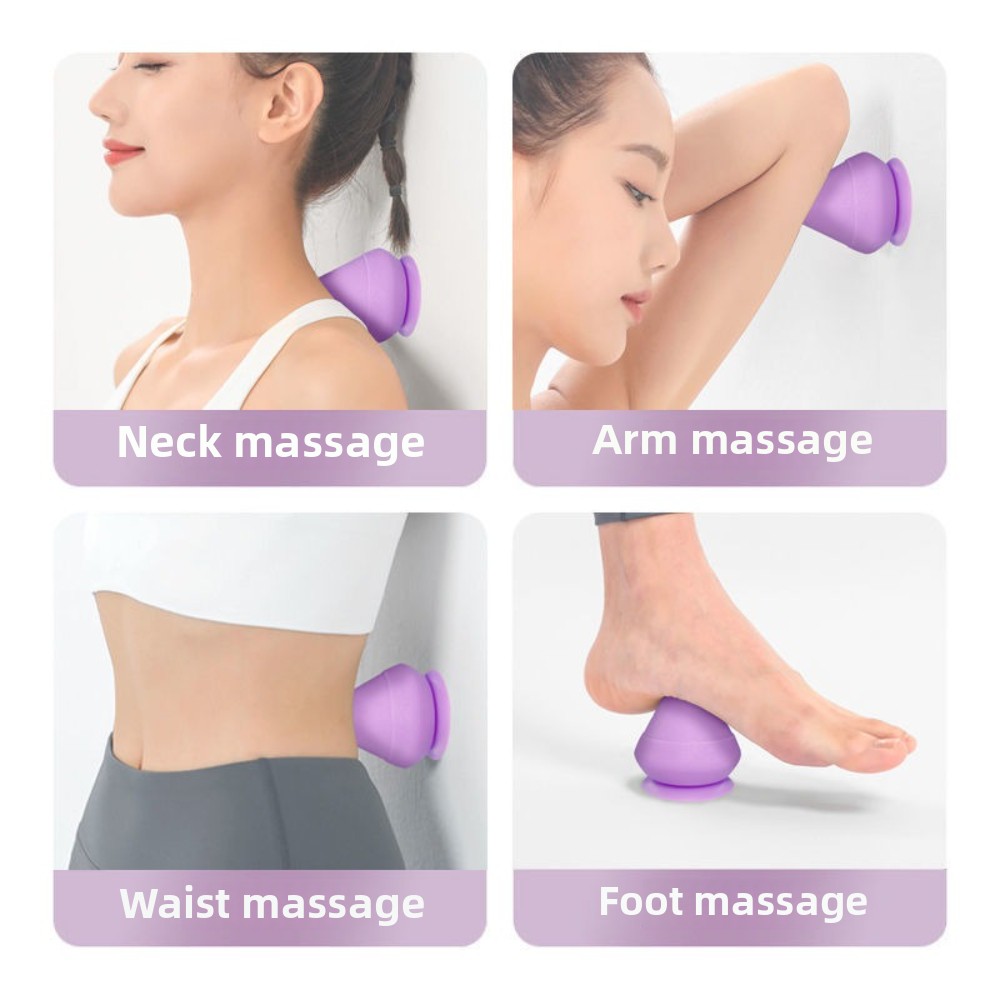 Soft Silicone Handheld Adsorpt - огляд і ціна Shoulder Massage Ball
