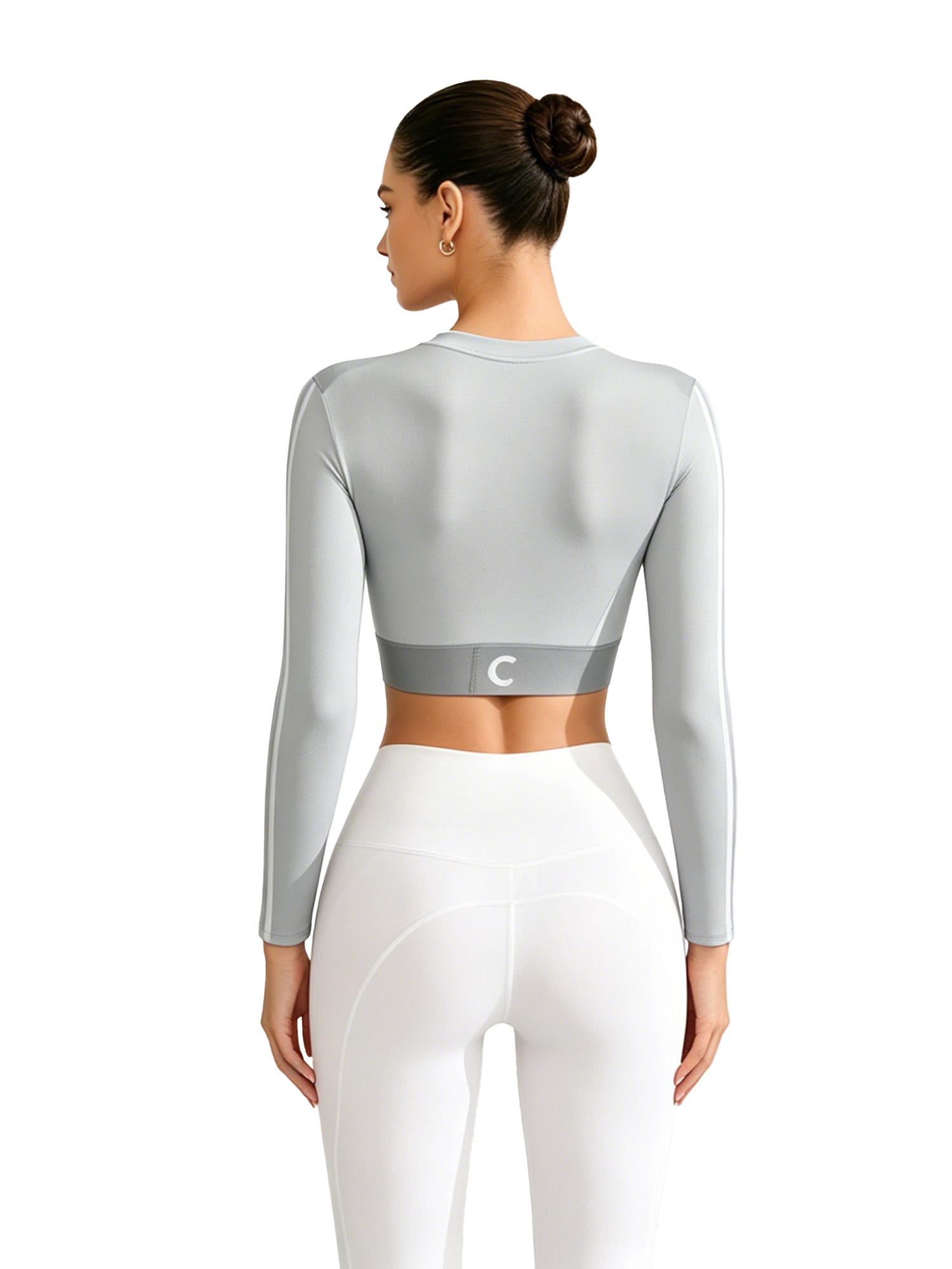 Women's Yoga Crop Top Sleeve L - огляд і ціна Yoga Fitness Top