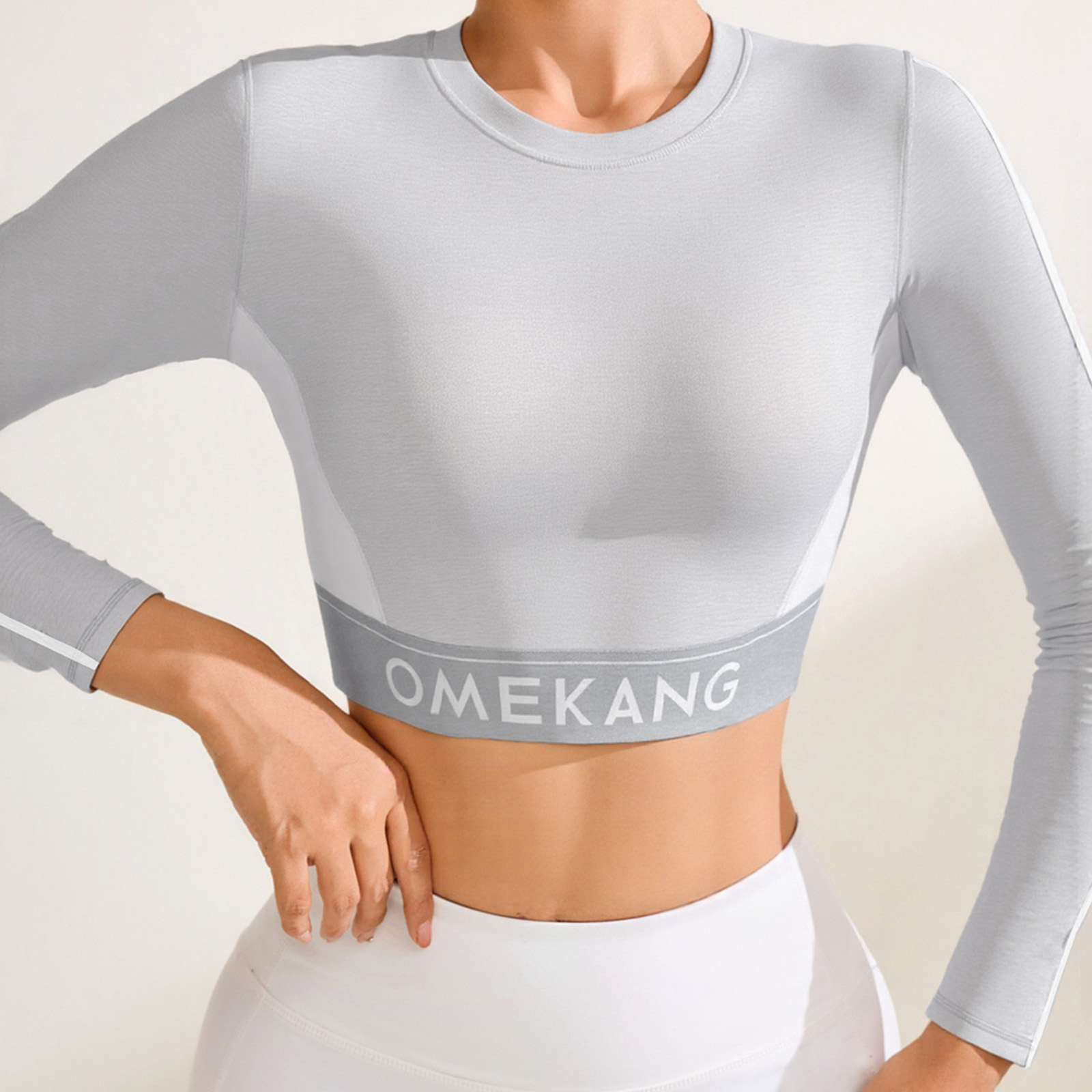 Women's Yoga Crop Top Sleeve L - огляд і ціна Yoga Fitness Top