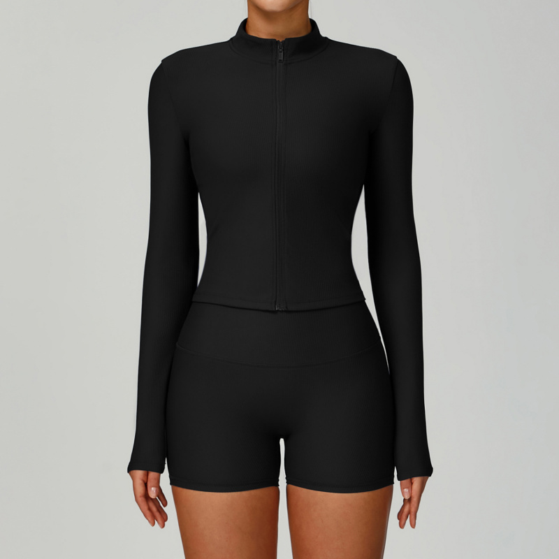 BIANHUI Threaded Stand Collar  - огляд і ціна Yoga Fitness Top