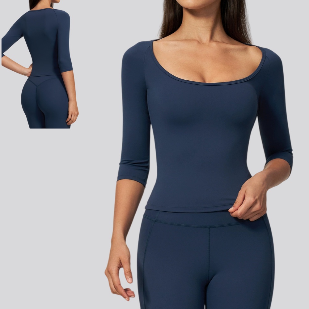 3/4 Sleeve Crop Yoga Top for W - огляд і ціна J-Yoga Fitness
