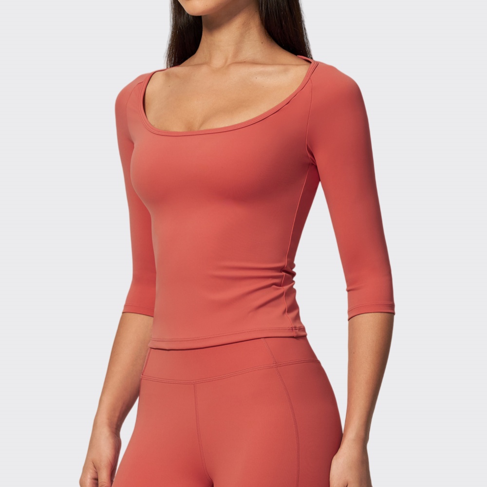 3/4 Sleeve Crop Yoga Top for W - огляд і ціна J-Yoga Fitness