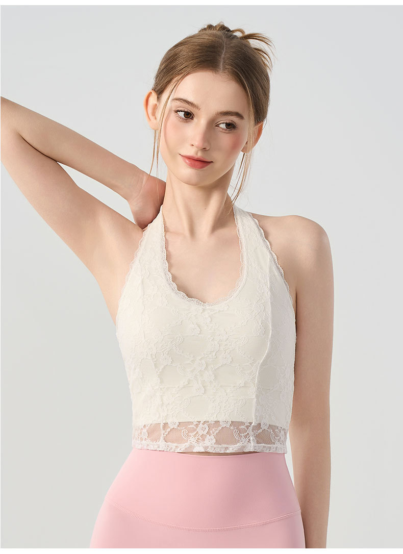 Sexy Woman Halter V-neck Lace  - огляд і ціна Yoga Và Fitness
