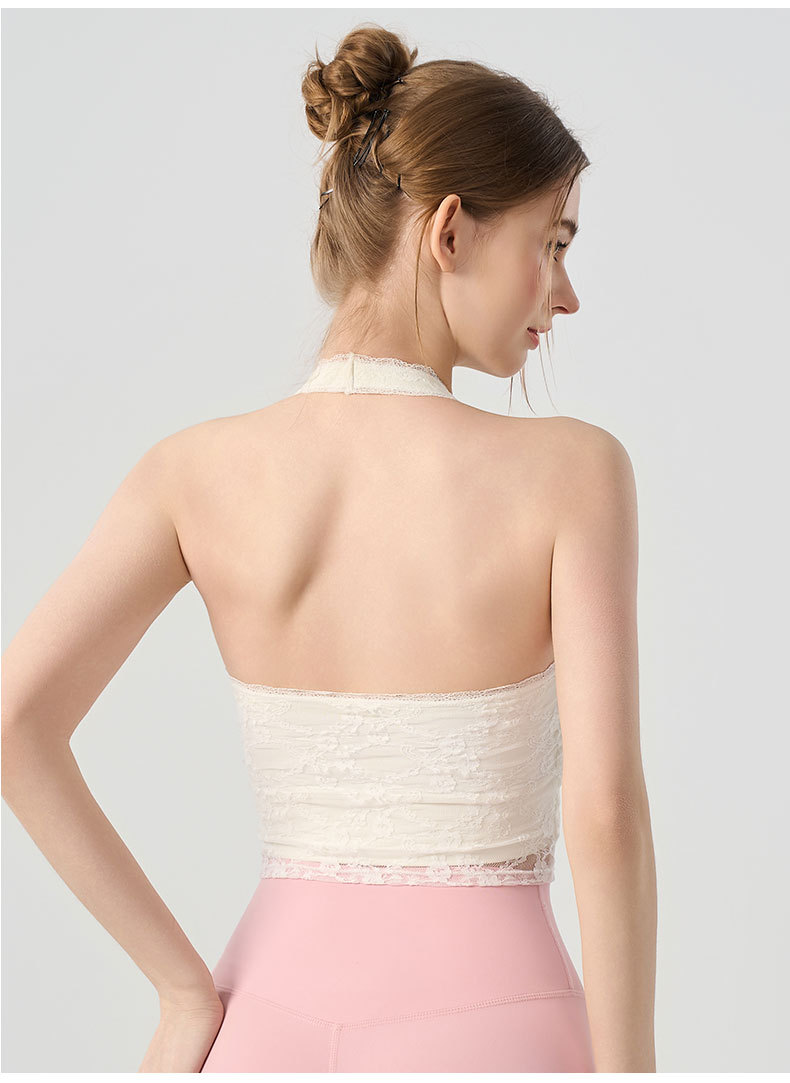 Sexy Woman Halter V-neck Lace  - огляд і ціна Yoga Và Fitness