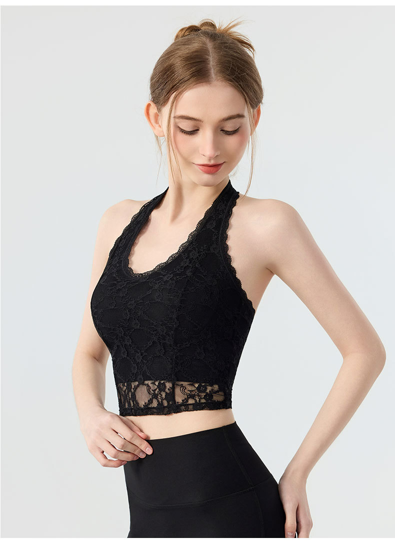 Sexy Woman Halter V-neck Lace  - огляд і ціна Yoga Và Fitness
