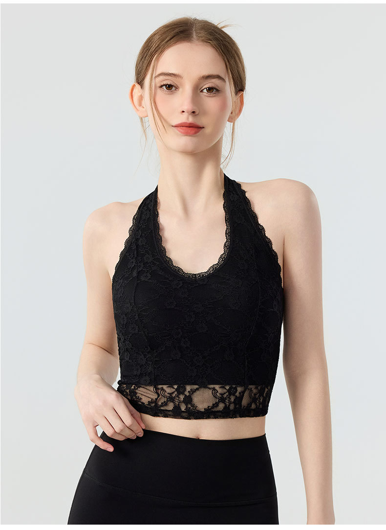 Sexy Woman Halter V-neck Lace  - огляд і ціна Yoga Và Fitness