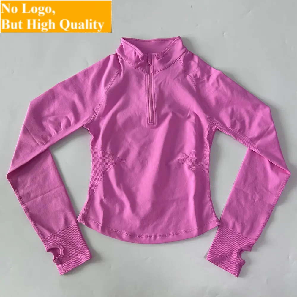 No Logo Yoga Jacket With Half  - огляд і ціна Yoga Fitness Top