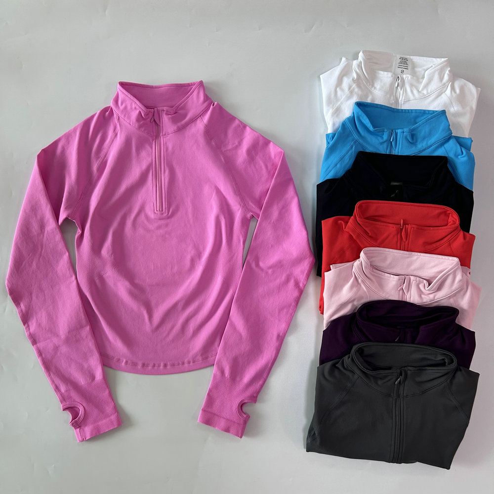 No Logo Yoga Jacket With Half  - огляд і ціна Yoga Fitness Top