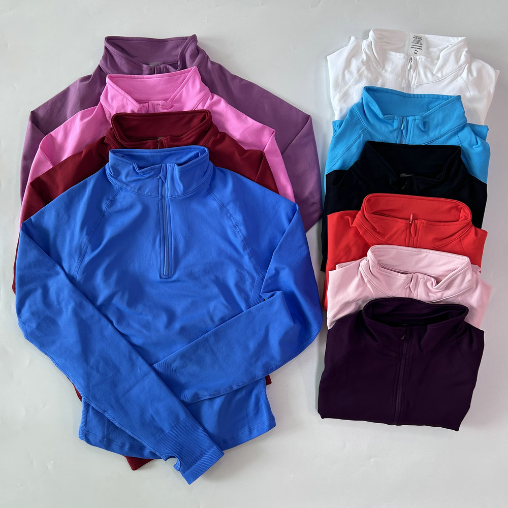 No Logo Yoga Jacket With Half  - огляд і ціна Yoga Fitness Top