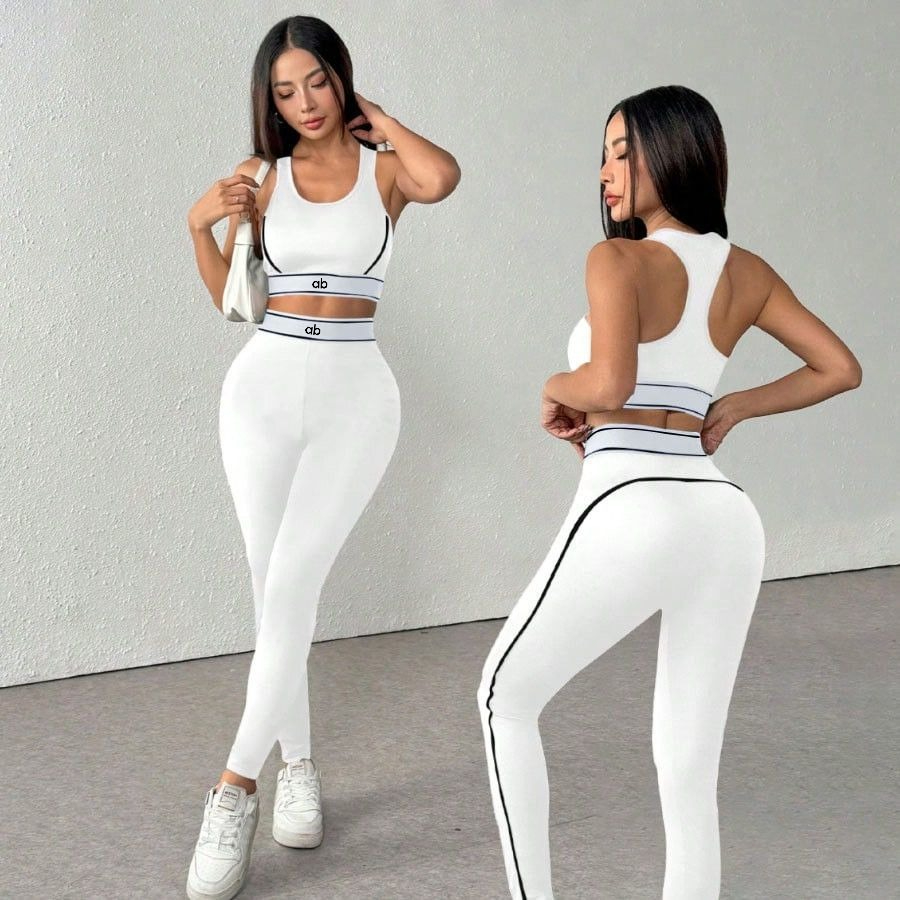 Women 2Pcs European American S - огляд і ціна Yoga Fitness Zumba