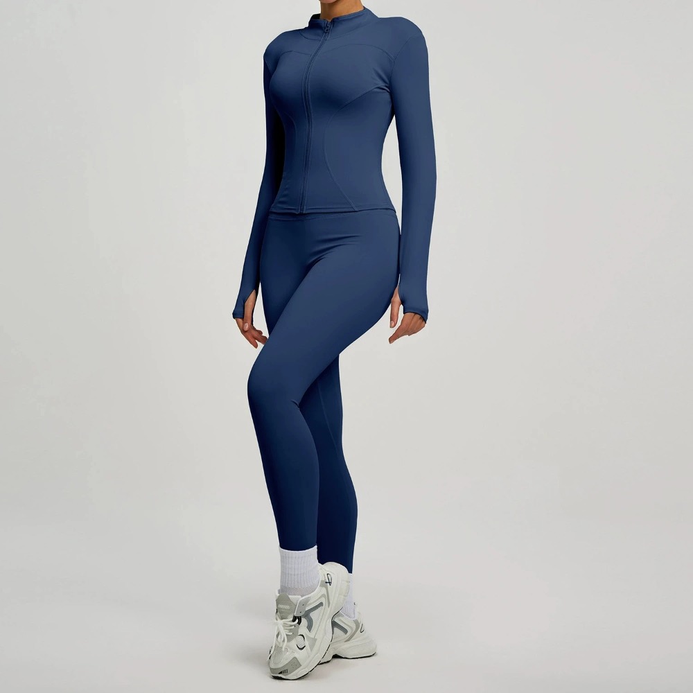 2PCS Jacket Yoga Sets Women Lo - огляд і ціна Yoga Và Fitness