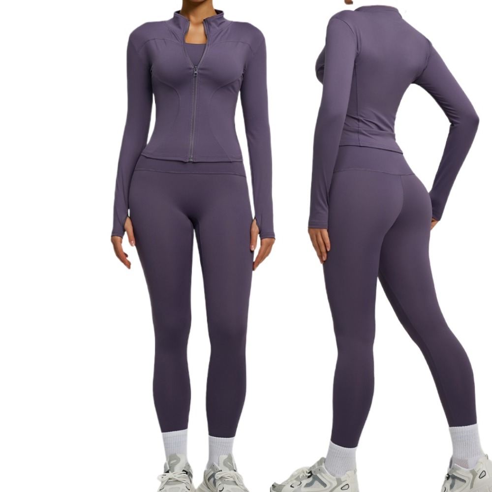 2PCS Jacket Yoga Sets Women Lo - огляд і ціна Yoga Và Fitness