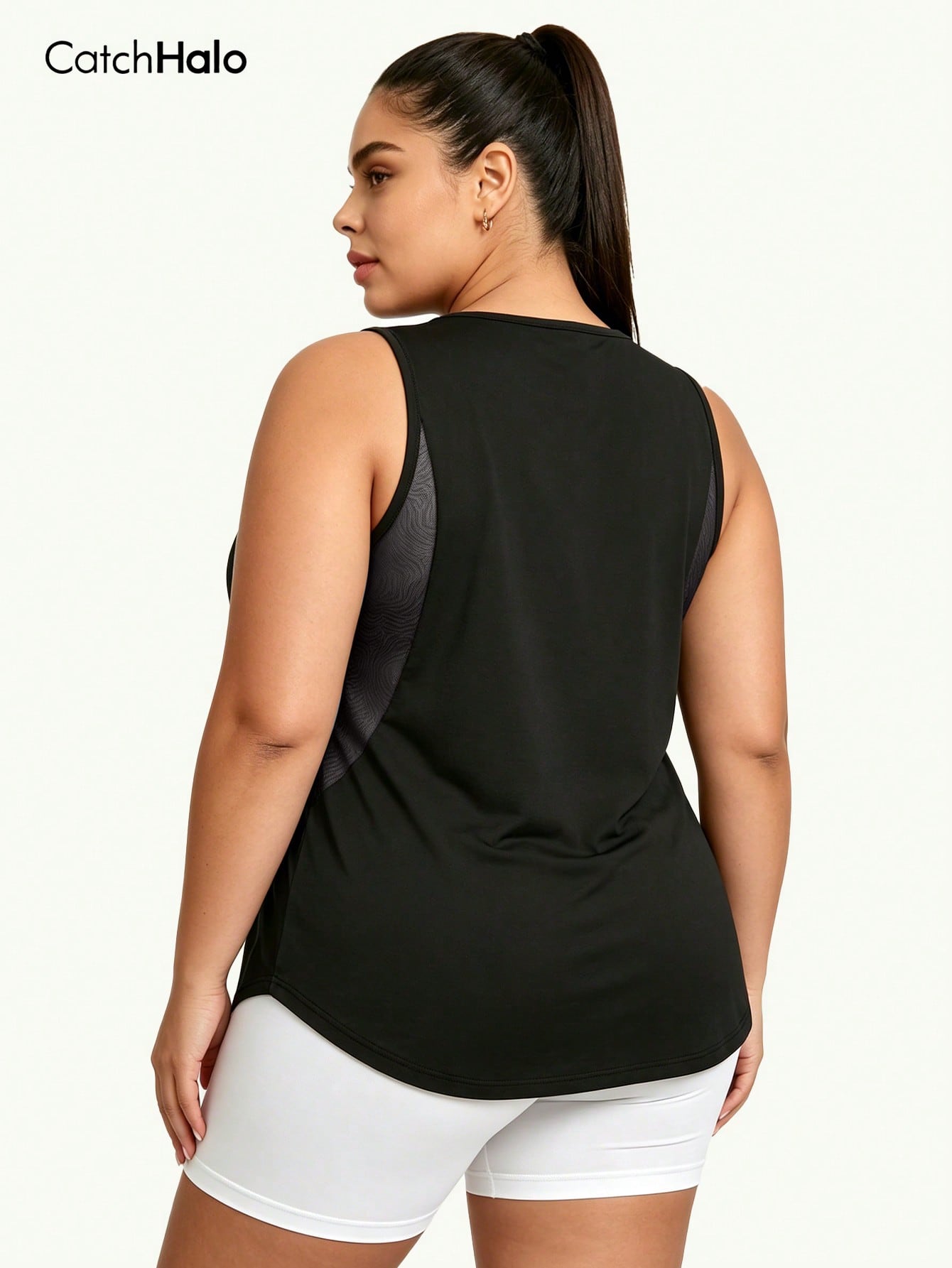Plus Size Mesh Tank Top Women  - огляд і ціна Yoga Fitness Plus